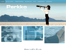 Tablet Screenshot of perkko.fi